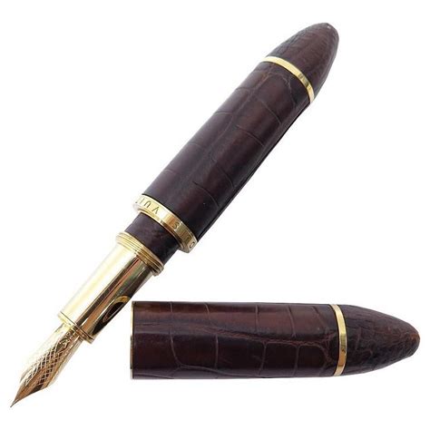 Fountain Pen Cargo Exotic Leather Brown 